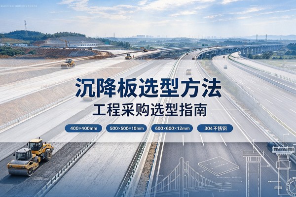 杏花岭沉降板选择方法