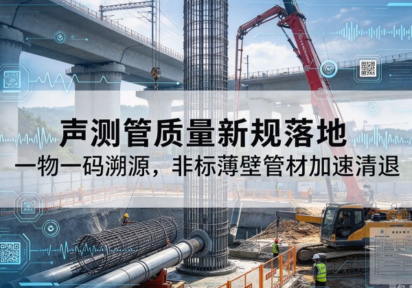 杏花岭声测管质量新规落地，一物一码溯源，非标薄壁管材加速清退