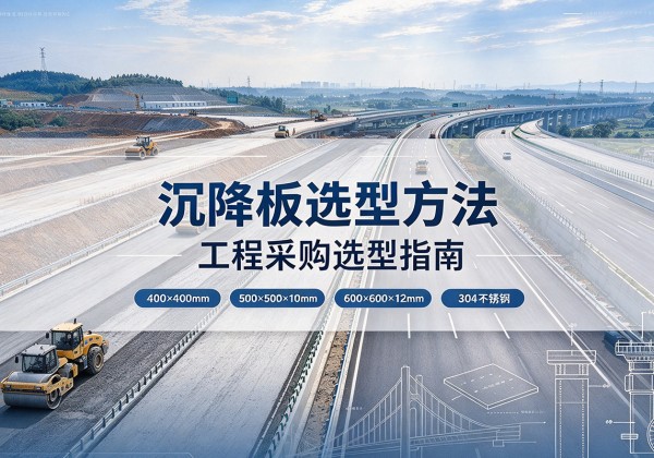 杏花岭沉降板选择方法